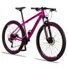Bicicleta MTB Vega Aro 29 Quadro 19 Alumínio 27V Shimano Alivio Freio a Disco Rosa Preto - - 1