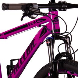 Bicicleta MTB Vega Aro 29 Quadro 19 Alumínio 27V Shimano Alivio Freio a Disco Rosa Preto - - 5