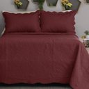 Ver imagem 3 de Kit Colcha Cobre Leito New Every Day Queen Amsterda Malbec Sonhare Sultan