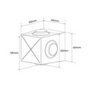 Ver imagem 4 de Mini Arandela Flou LED Embutido IP65 4W Bivolt 2700k Nordecor Iluminação