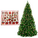 Ver imagem 6 de Enfeites de Natal Arvore de Natal Madeira 30 Peças Bonecos Decoração Natalino Sala Casa Ornamentação