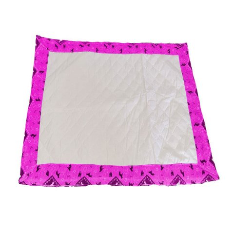 Tapete Higiênico Pet Impermeável Branco Grande Reutilizável Lavável: Pink