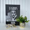 Decoração Sala Livro Fake + Vaso Dourado + Enfeite Pantera - 2