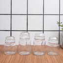 Ver imagem 7 de Kit 4 potes de vidro com tampa herméticos redondos 500ml e 800ml - Mozcada