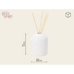 Difusor Aromatizador Ambiente Fragância Cimento com Varetas - 2