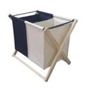 Ver imagem 1 de Cesto de Roupa Suja Flexível Impermeável Claras Escuras