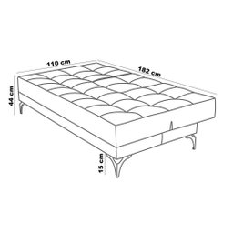 Sofá-cama Nevada Reclinável Confortável P/ Quarto Escritório - 9
