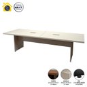 Ver imagem 3 de Mesa de Reunião 8 Pessoas 2,70m Cinza 2 Caixas de Tomadas F5