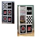 Ver imagem 1 de Guarda Roupa Armario Modular 6 Portas Black Estante Organizador Brinquedos Decorativo Luxo