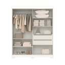 Ver imagem 4 de Guarda-Roupa Infantil 2 Portas de Correr com Espelho 100% MDF 160cm Fantelli Espresso Móveis Branco