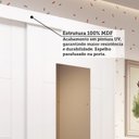 Ver imagem 5 de Guarda-Roupa Infantil 2 Portas de Correr com Espelho 100% MDF 160cm Fantelli Espresso Móveis Branco
