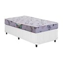 Ver imagem 1 de Cama Box Solteiro: Colchão Espuma Herval D28 St. Louis + Base Crc Courano White(88x188)