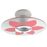 Lustre Plafon de Sobrepor de Teto - Flor - 1 Vidro - Quarto Infantil Menina Criança - 1