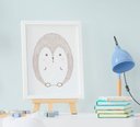 Ver imagem 6 de Quadro Decorativo Infantil Escandinavo Leão Tigre Urso Kit 5 Peças