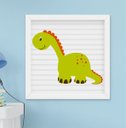 Ver imagem 2 de Quadro Infantil Bebê Menino Dinossauro Kit 3 Peças