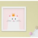 Ver imagem 4 de Quadro Decorativo Infantil Quarto Bebê Menina Gatinhos Kit 3 Peças