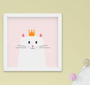 Ver imagem 4 de Quadro Decorativo Infantil Quarto Bebê Menina Gatinhos Kit 3 Peças