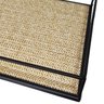 Bandeja Retangular Native Black com Fundo Palha 35x25cm Mimo - 5