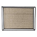 Ver imagem 4 de Bandeja Retangular Native Black com Fundo Palha 35x25cm Mimo