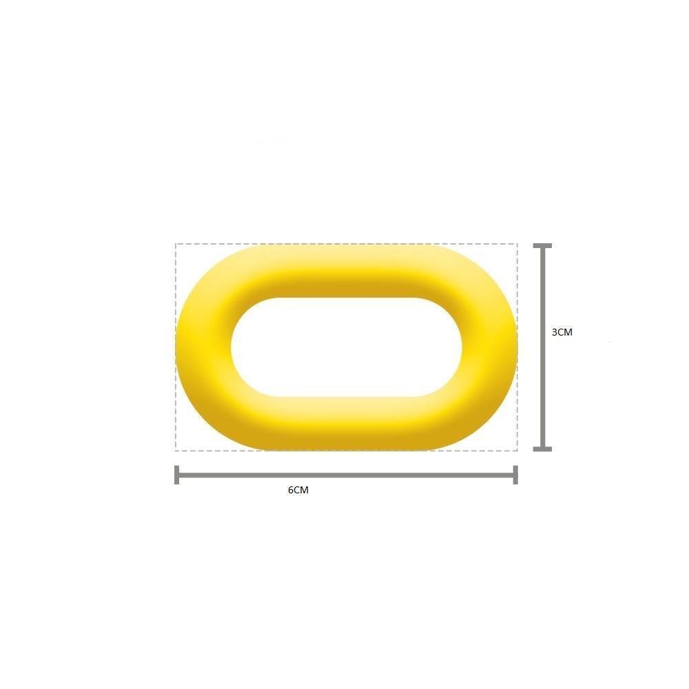 Corrente Plástica 50 Metros Amarelo para Sinalização Isolamento E/ou Calhas - 4