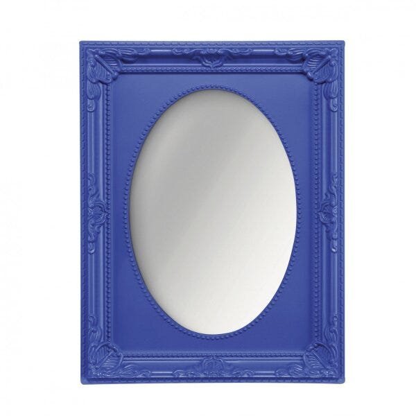 Espelho Oval de Parede Arabesco Mart Collection 19x14,5cm - 1