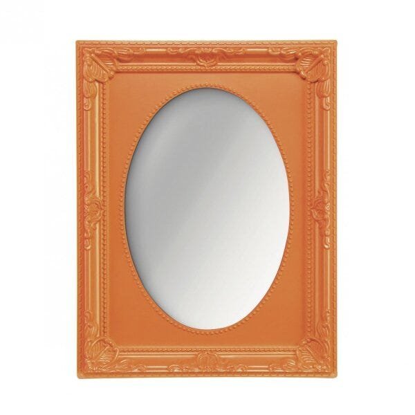 Espelho Oval de Parede Arabesco Mart Collection 19x14,5cm - 1