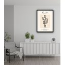 Ver imagem 2 de Quadro Decorativo Paul Klee The Prince - 70x50cm:moldura Branca
