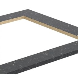 Tampo Para Cooktop 80 cm 100% MDF Kali Premium 9327.0 Onix HD Nicioli - 3