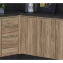 Ver imagem 4 de Cozinha Completa Modulada 11 Peças 100% MDF Kali Premium Carvalho Rustico Nicioli