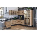 Ver imagem 2 de Cozinha Completa Modulada 11 Peças 100% MDF Kali Premium Carvalho Rustico Nicioli