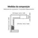 Ver imagem 5 de Cozinha Completa Modulada 11 Peças 100% MDF Kali Premium Carvalho Rustico Nicioli