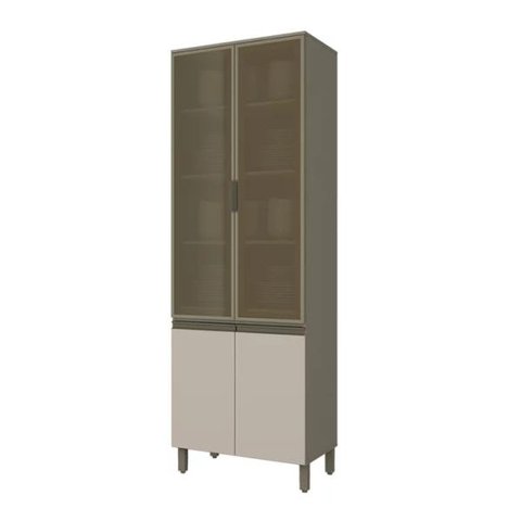 Cristaleira 4 Portas Connect Duna Cristal Henn