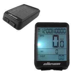Ciclocomputador 11 Funções Visor Grande Elleven Preto - 2
