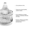 Bomboniere Potiche Decorativo Mini Twist Pote Vidro 9cm 80ml - 6