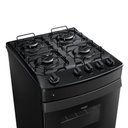 Ver imagem 6 de Fogão a Gás 4 Bocas com Mesa Esmaltada Preto Cfo4zae Consul