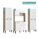 Ver imagem 4 de Armário de Cozinha Compacta Arizona Vision Carraro Carvalho com Branco