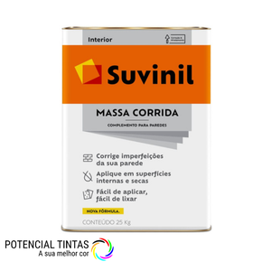 Massa Corrida Pva Suvinil 25kg