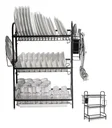 Ver imagem 3 de Escorredor de Louça Inox Porta Pratos Talheres 3 Andares Frg6532 Frigopro