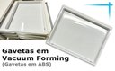 Ver imagem 3 de Mesa Auxiliar para Clinicas - Mesa Branca C/ Puxador Prata