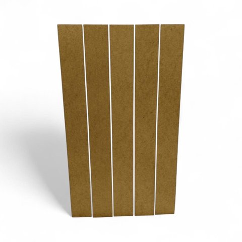 Kit 20 Tiras Shiplap MDF 3mm Decoração Parede