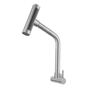 Torneira Cozinha Gourmet Parede 4 Jatos Inox 304 Escovado