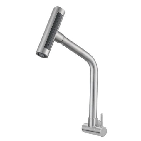 Torneira Cozinha Gourmet Parede 4 Jatos Inox 304 Escovado