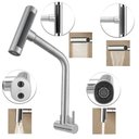 Ver imagem 2 de Torneira Cozinha Gourmet Parede 4 Jatos Inox 304 Escovado