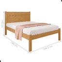 Ver imagem 5 de Cama de Casal Flex Iturama Naturalle Off White