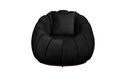 Ver imagem 4 de Kit Poltrona c/ Puff + Almofada Concha Veludo Preto