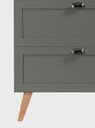 Ver imagem 7 de Gabinete para Banheiro com Cuba 80cm Retro Mdf Verde Milano - On Móveis