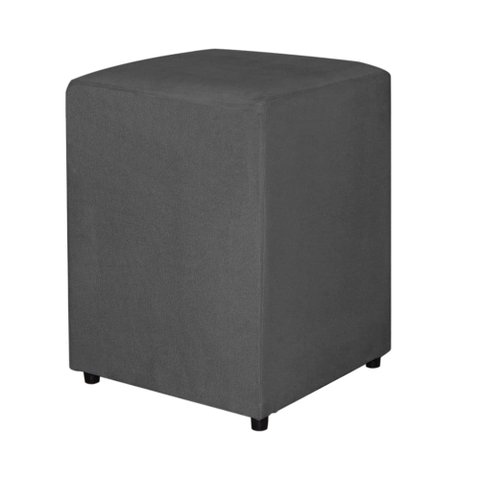 Puff Quadrado Cinza - Belliv Decor