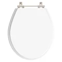 Ver imagem 1 de Assento Sanitário em MDF Angra Branco para bacia Ideal Standard