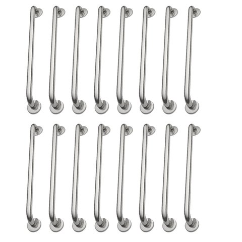 Alça de Apoio 70cm Barra Inox Kit 18 Unidades Cadeirante Idoso Corrimao Banheiro Box Acessibilidade 