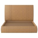 Ver imagem 3 de Cama Casal Flutuante com Cabeceira 140cm Astra S04 Couríssimo Bege - Lyam Decor